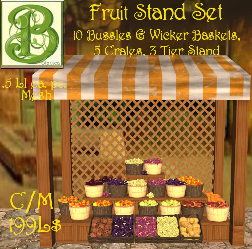 Fruit Stand Set .5LI ea pc, 