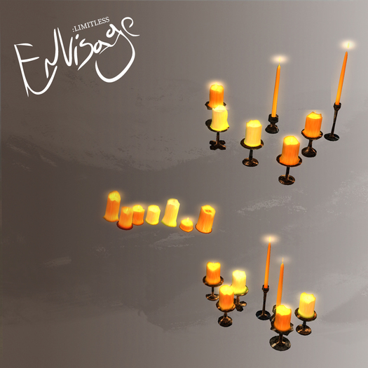 [[Envisage:Limitless]] 7 Sculpted Candles