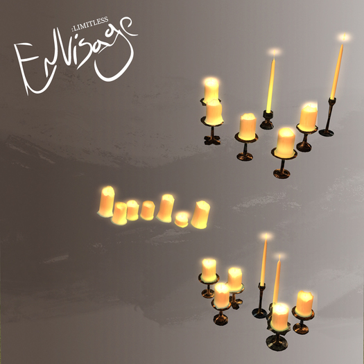 [[E:L]] Legacy Candles (Ivory)