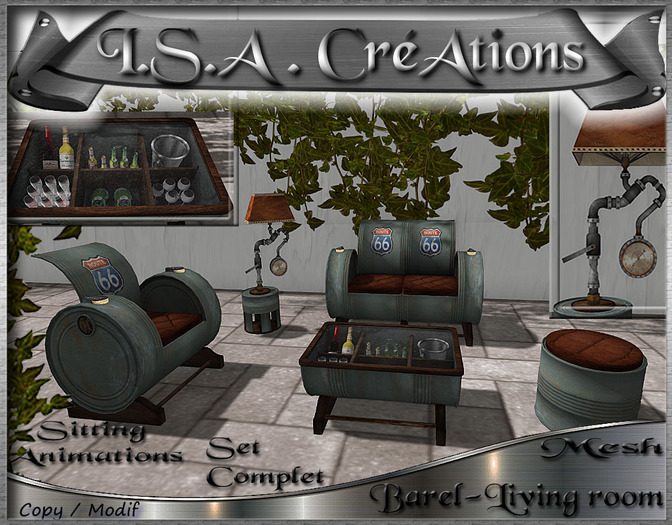 Barel-Living room * Mesh * BOX