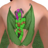 green Demon tattoo