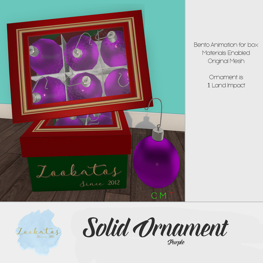 Zoobatos - Solid Purple Balls Box