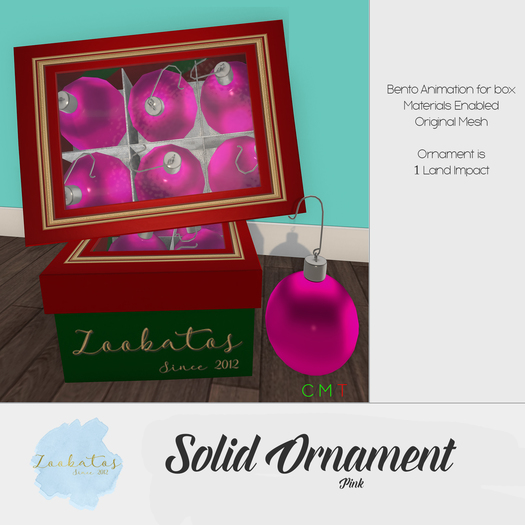 Zoobatos - Solid Pink Balls Box