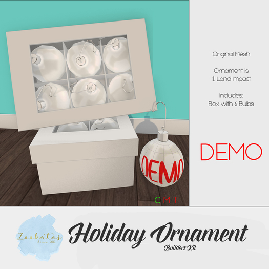 Zoobatos - Christmas Ball (Demo) w/ Box