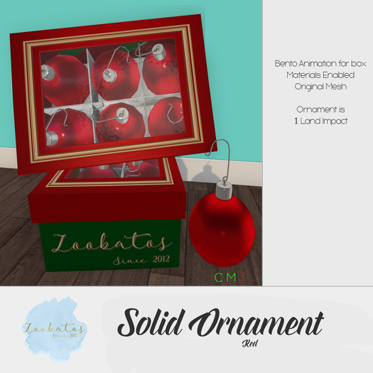 Zoobatos - Solid Red Balls Box