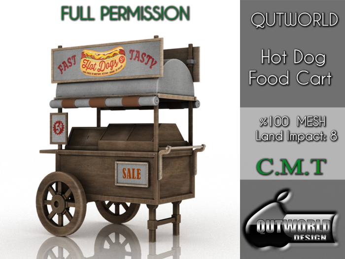 .::QUTWORLD Hot Dog Food Cart::.FP Unpack (ADD)