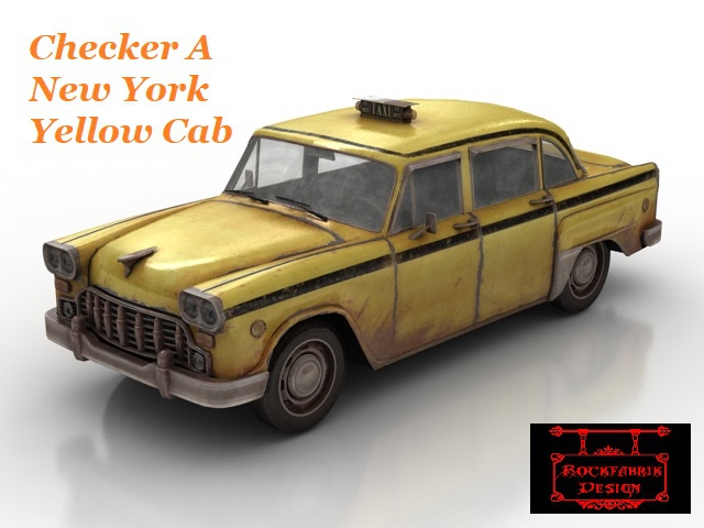 Checker A New York Yellow Cab