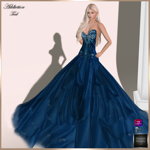SAS - Addiction Teal Fluffer (+ Maitreya & Omega)