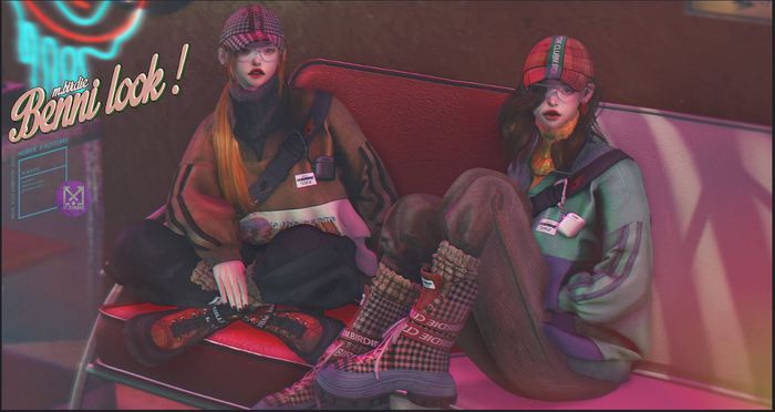 `M.BIRDIE / benni look. EarringA 1