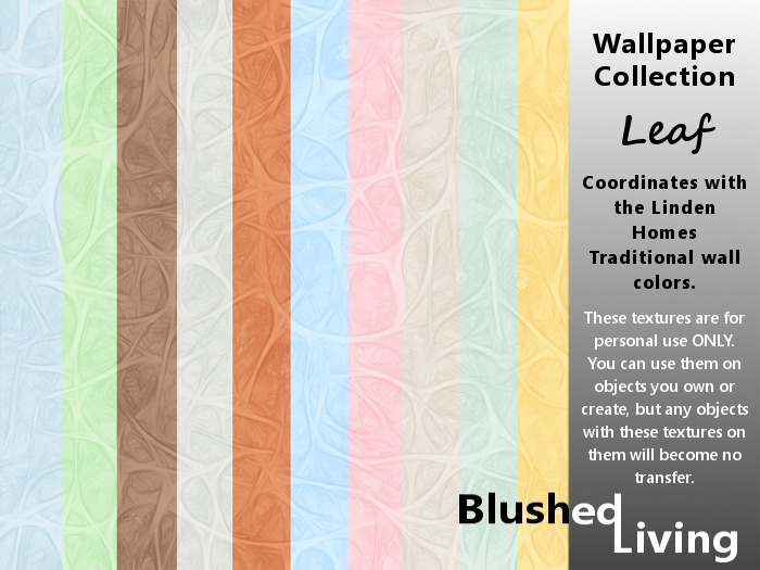 Blushed Living - Leaf Wallpaper