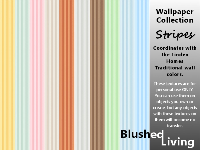 Blushed Living - Striped Wallpaper