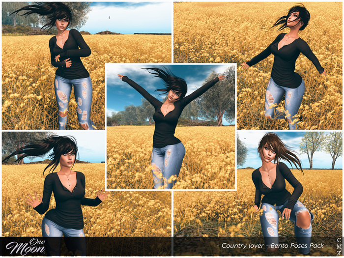 .::One Moon::. Country lover - Bento Poses Pack
