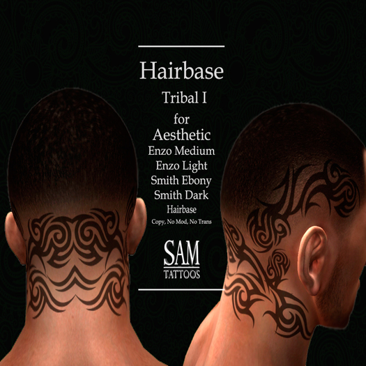 [SAM TATTOOS] HAIRBASE TRIBAL I AESTHETIC