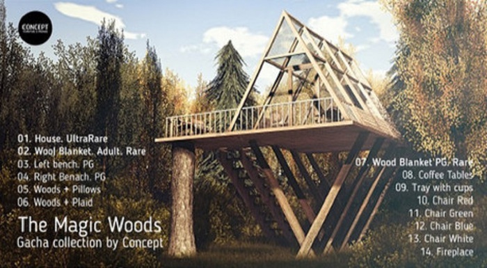 Concept} *07. TheMagicWoods. Wool Blanket. PG. RARE