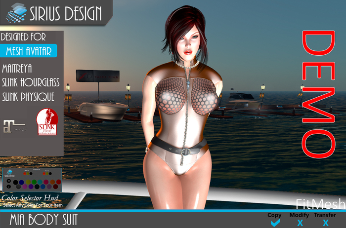 Sirius Design Mia Body Suit Boxed==DEMO==