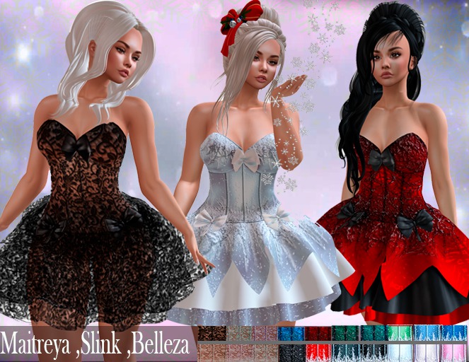 InStyle - Dress -Fat Pack- HUD-(Maitreya ,Slink ,Belleza.)