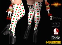 *INT* INTENSITY-SOCK AND SHOE CRISTIMAS red