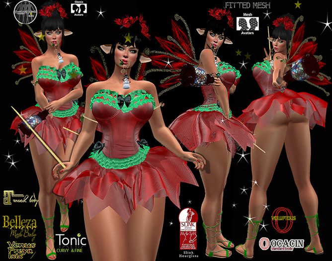 The christmas fairy-MAITREYA-BELLEZA-SLINK-TONIC-OCACIN-STANDAR