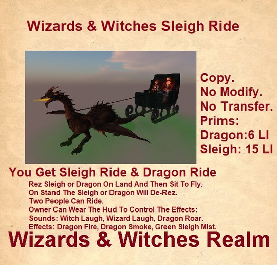 Wizards & Witches Sleigh Ride Box