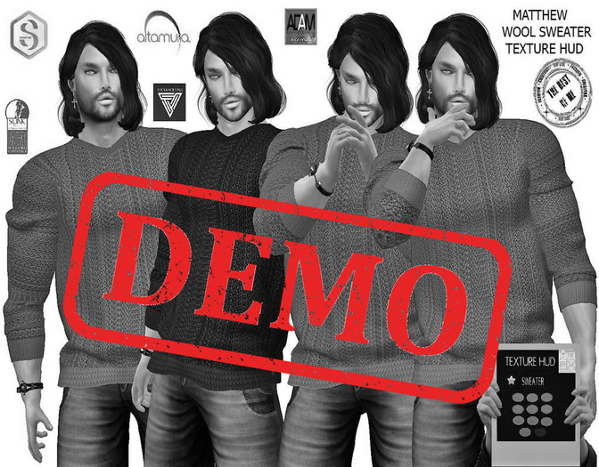 DEMO::T.B.O.M::Mens Matthew Wool Sweater Texture Hud