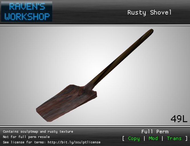[RW] Rusty Shovel [ Full Perm ]
