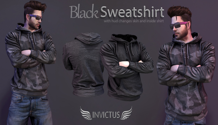INVICTUS - Sweatshirt - Black