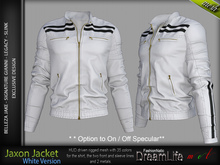 FashionNatic - Jaxon Jacket White - Slink, Signature Gianni, Belleza - Jake, Legacy