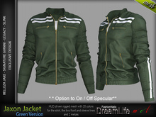 FashionNatic - Jaxon Jacket Green - Slink, Signature Gianni, Belleza - Jake, Legacy
