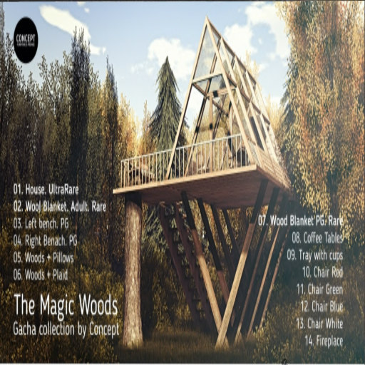 Concept} *11. TheMagicWoods. Chair Green
