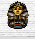 Anicent Egypt Toutankhamon Mask Wall Decal