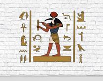  Anicent Egypt Hieroglyphs Wall Decal 