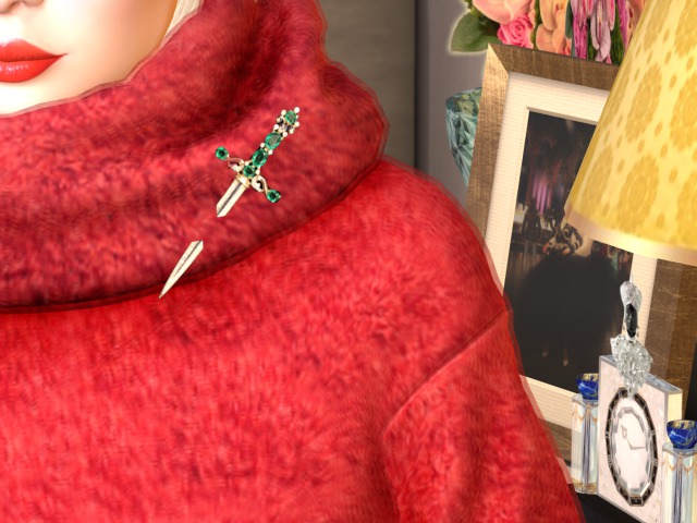 ADL DAGGER BROOCH