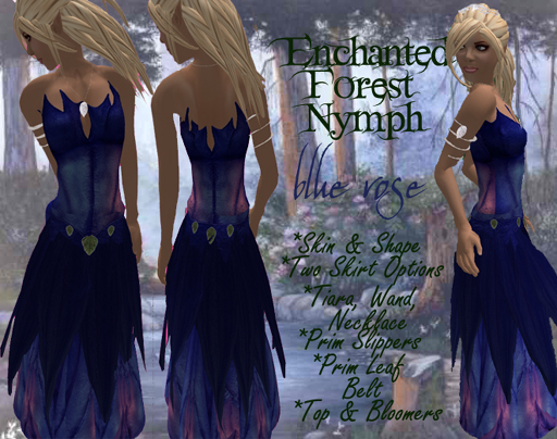 Enchanted Forest Nymph-Blue Rose