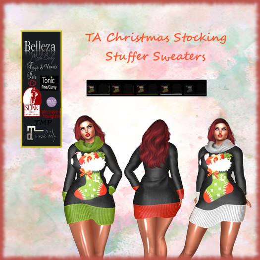 TA Christmas Stocking Stuffer Sweaters
