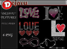 ^^Dejavu^ Full Perm Rhinestone Love Png 03