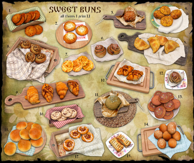 OW Set of buns v12