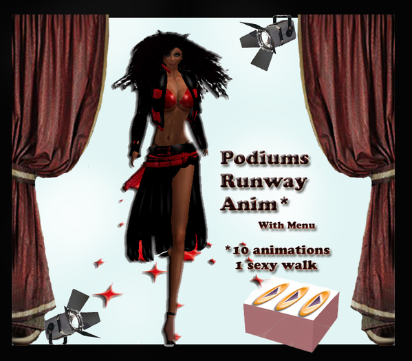 Podium Runway Anim v1.0.1 White
