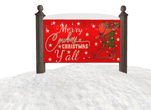 Cowboy Christmas Board