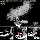 GD MESH WINTER TREE WITH HANGED BED