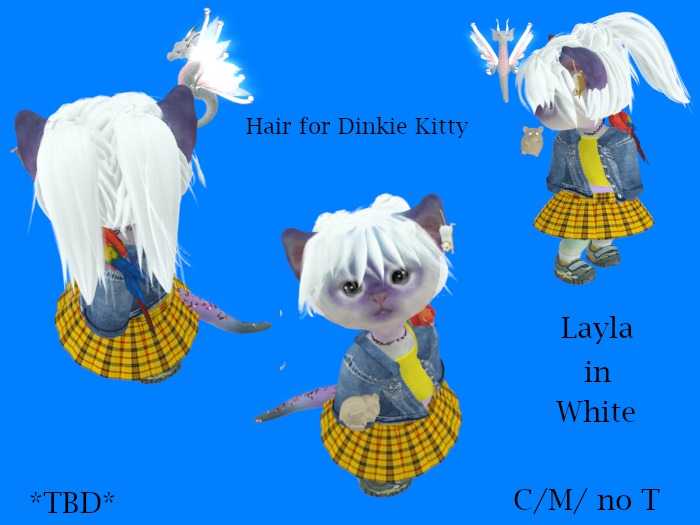 *TBD*Dinkie Kitty Layla White
