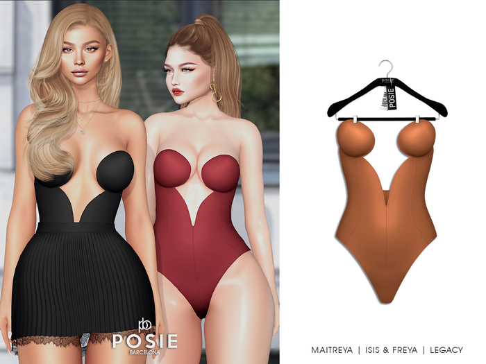 POSIE - Claire Basic Body .CAMEL