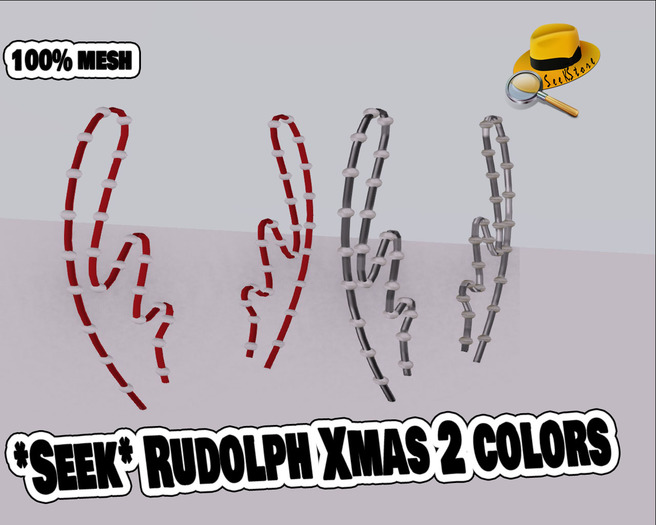 *Seek* Rudolph Xmas 2 colors
