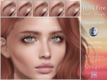 Eyebrows, Genus: JuliaFire.Small.Straight.Ginger