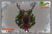 Lady's Garden - Christmas deer 7 Prim