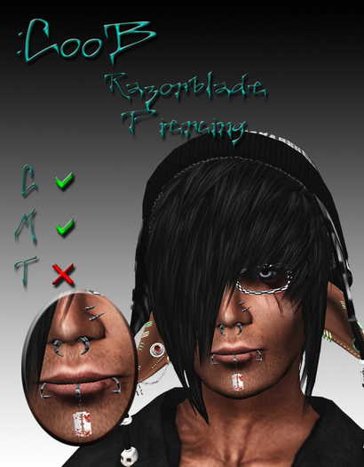 :CooB - Razorblade-Piercing