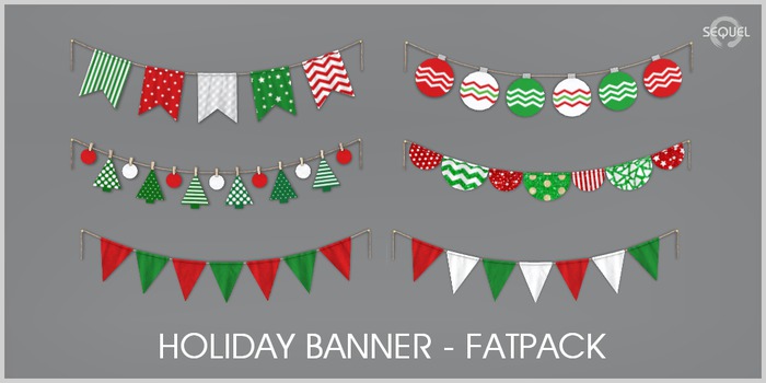 Sequel - Holiday Banner - Fatpack - Christmas Decoration