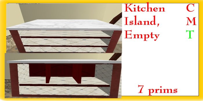 Kitchen Island -Empty[7P boxed]