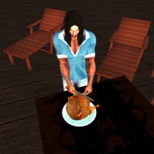 Second Life Marketplace Full Perm holiday meat carving animation