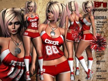 **JANDIRA V2 CHEER LEADER STYLE COMPLET OUTFIT **