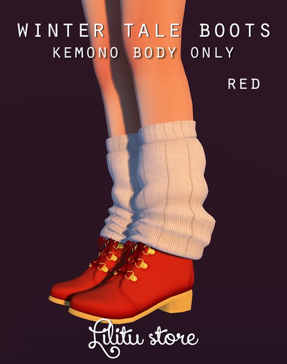 WinterTale Boots (Red)